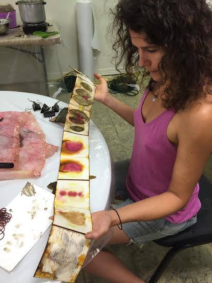 lindsay eco dye workshop